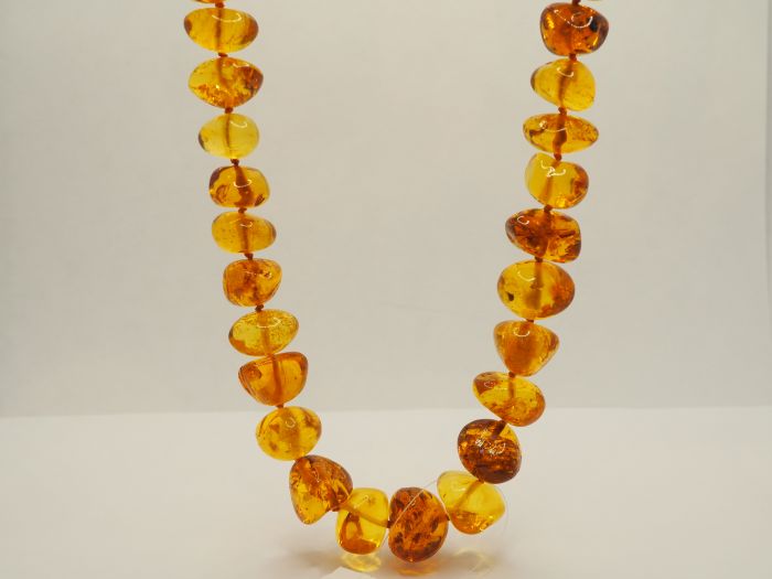 Бусы янтарь 62,5 см - 1